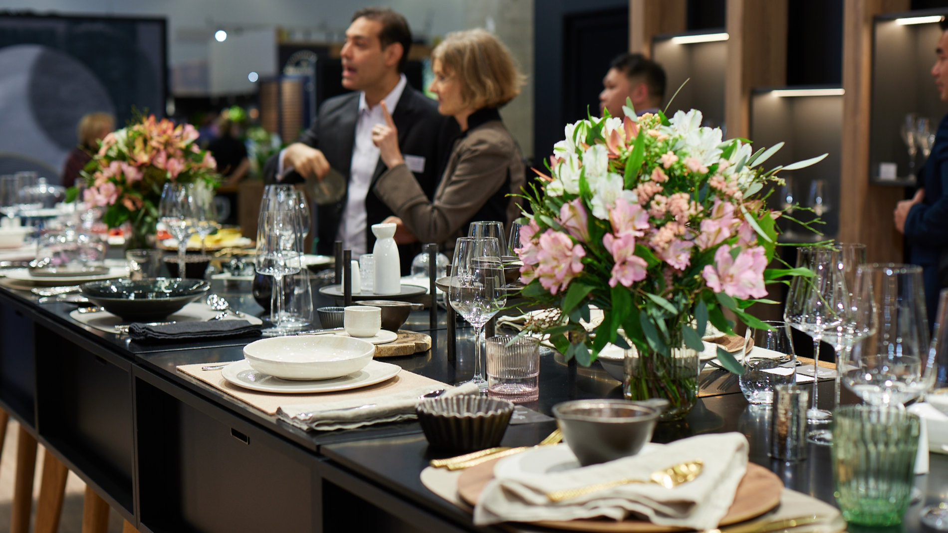 Table setting at the Ambiente